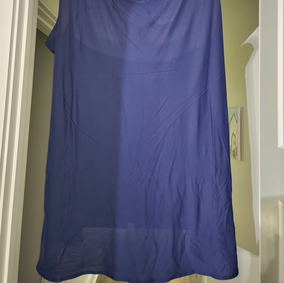 Tara Grinna Tankini with custom made cover 44D Halter Top Size 18 Bottoms Navy - Picture 11 of 13